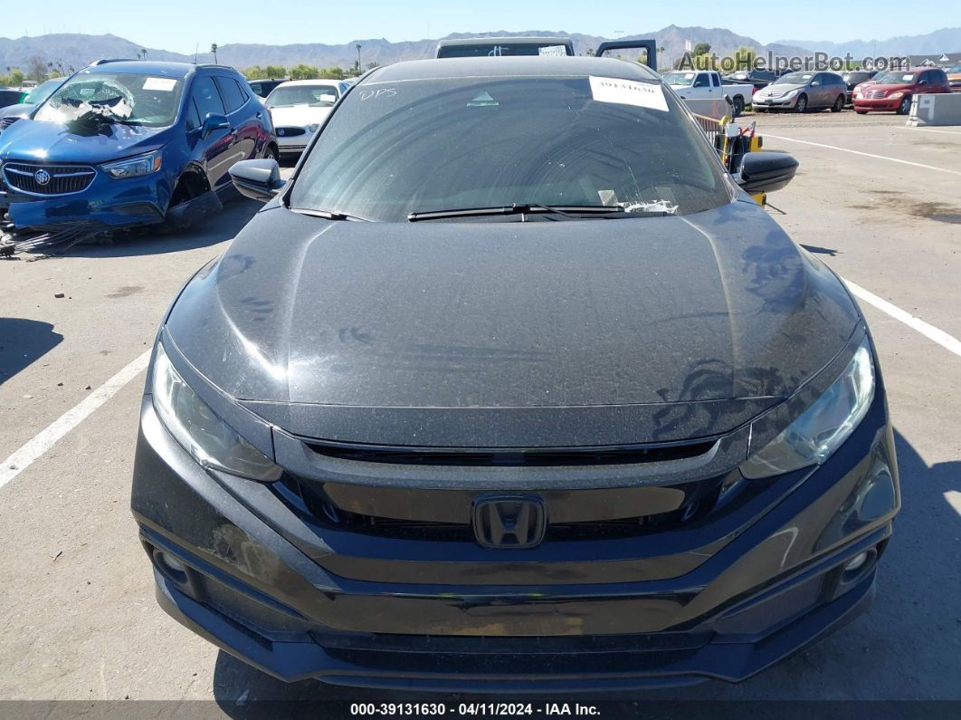 2020 Honda Civic Sport Черный vin: 2HGFC2F8XLH553587