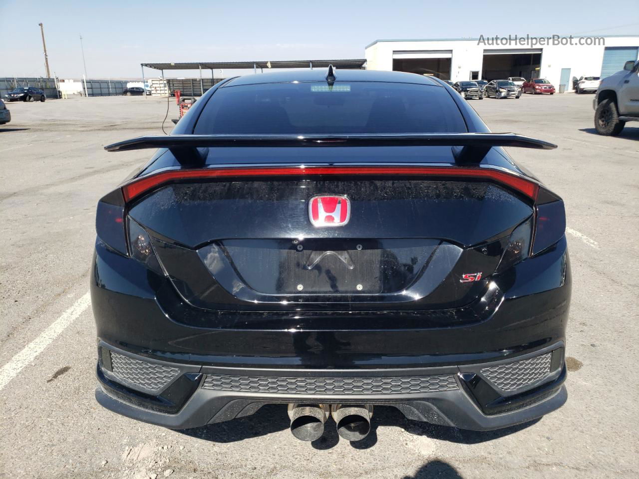 2019 Honda Civic Si Black vin: 2HGFC3A50KH753525