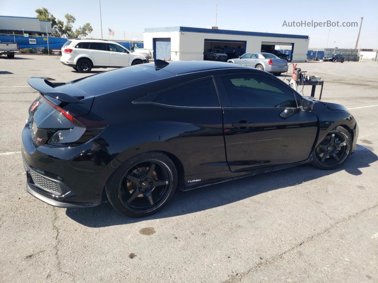 2019 Honda Civic Si Черный vin: 2HGFC3A50KH753525