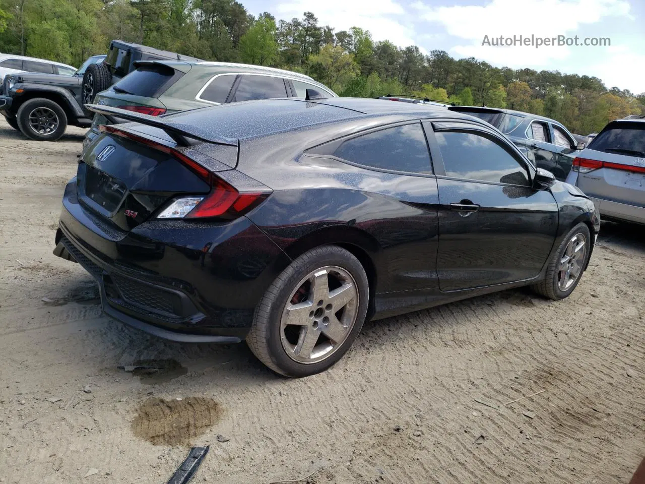 2020 Honda Civic Si Black vin: 2HGFC3A51LH754457