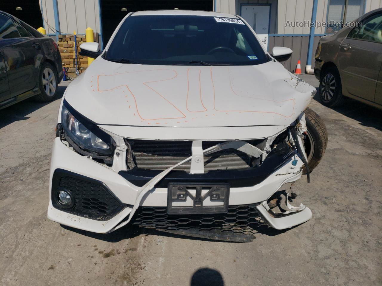 2019 Honda Civic Si White vin: 2HGFC3A55KH751897