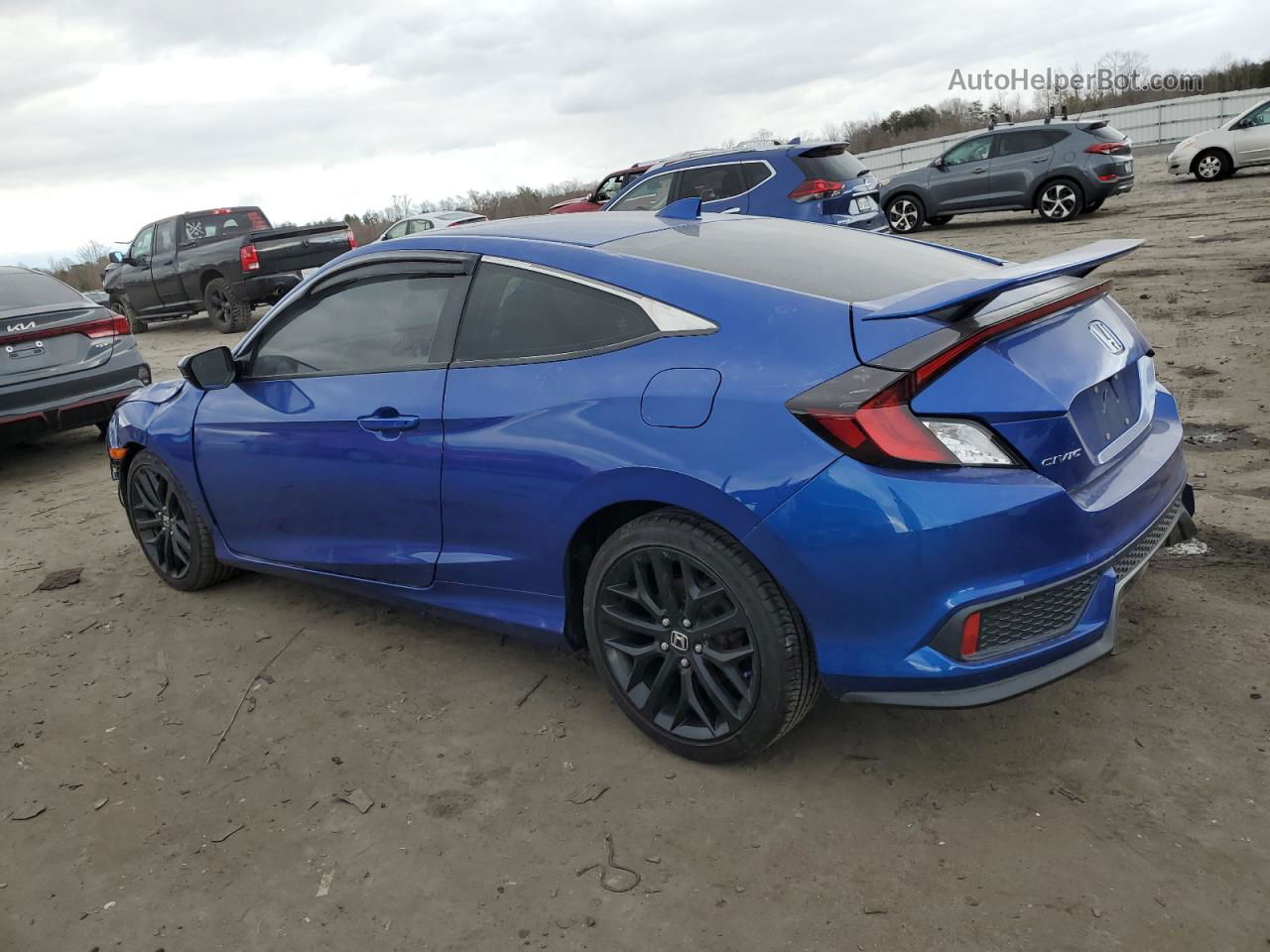 2020 Honda Civic Si Blue vin: 2HGFC3A56LH751814