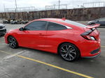 2019 Honda Civic Si Red vin: 2HGFC3A57KH753621