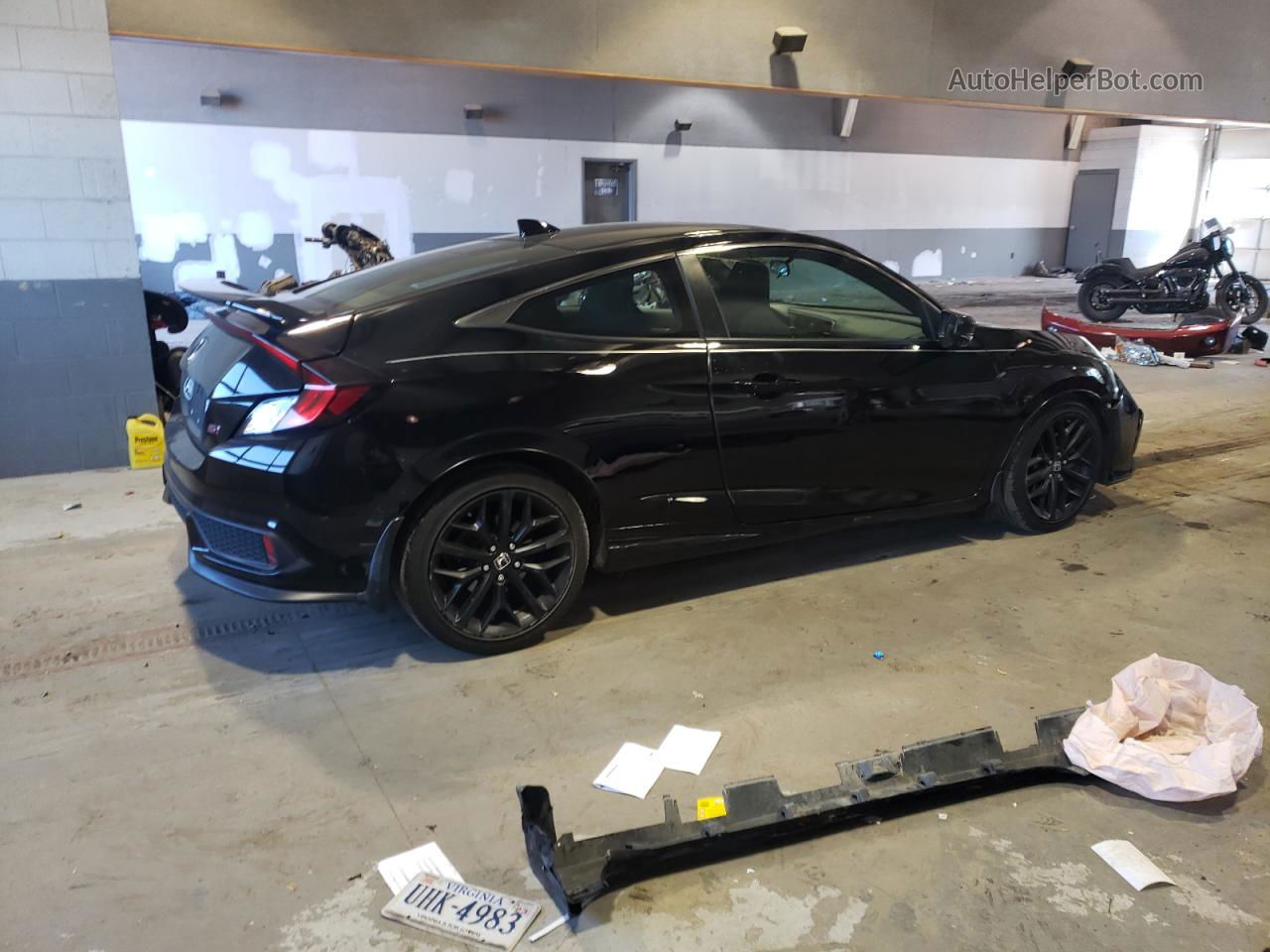 2020 Honda Civic Si Черный vin: 2HGFC3A58LH754584