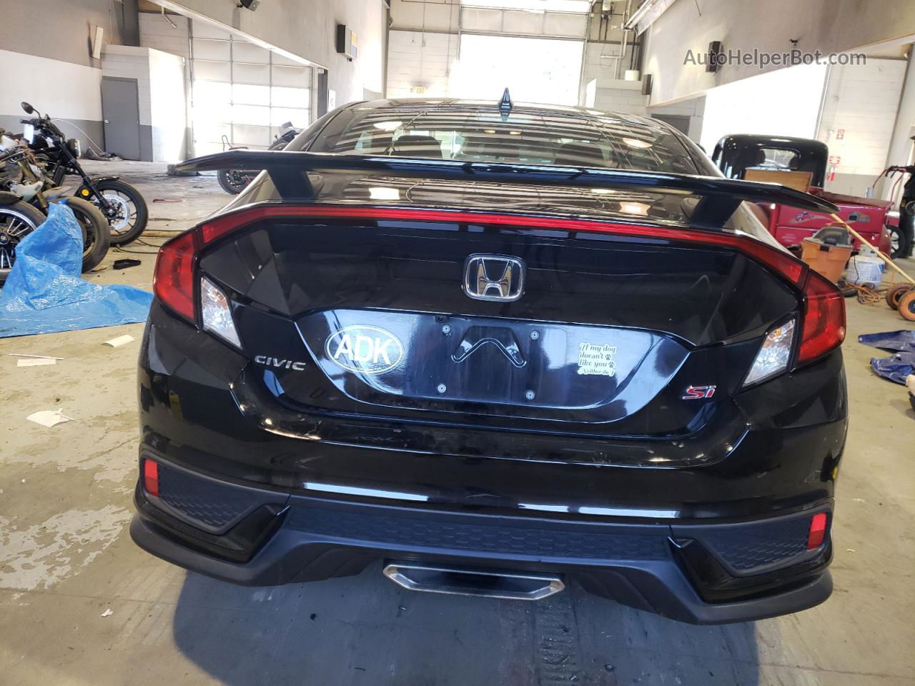 2020 Honda Civic Si Black vin: 2HGFC3A58LH754584