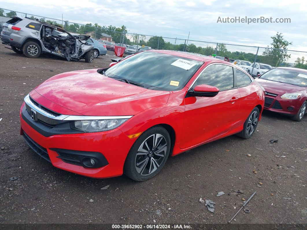 2017 Honda Civic Ex-t Красный vin: 2HGFC3B30HH358685