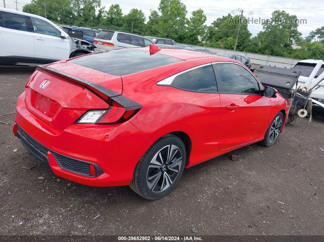 2017 Honda Civic Ex-t Red vin: 2HGFC3B30HH358685