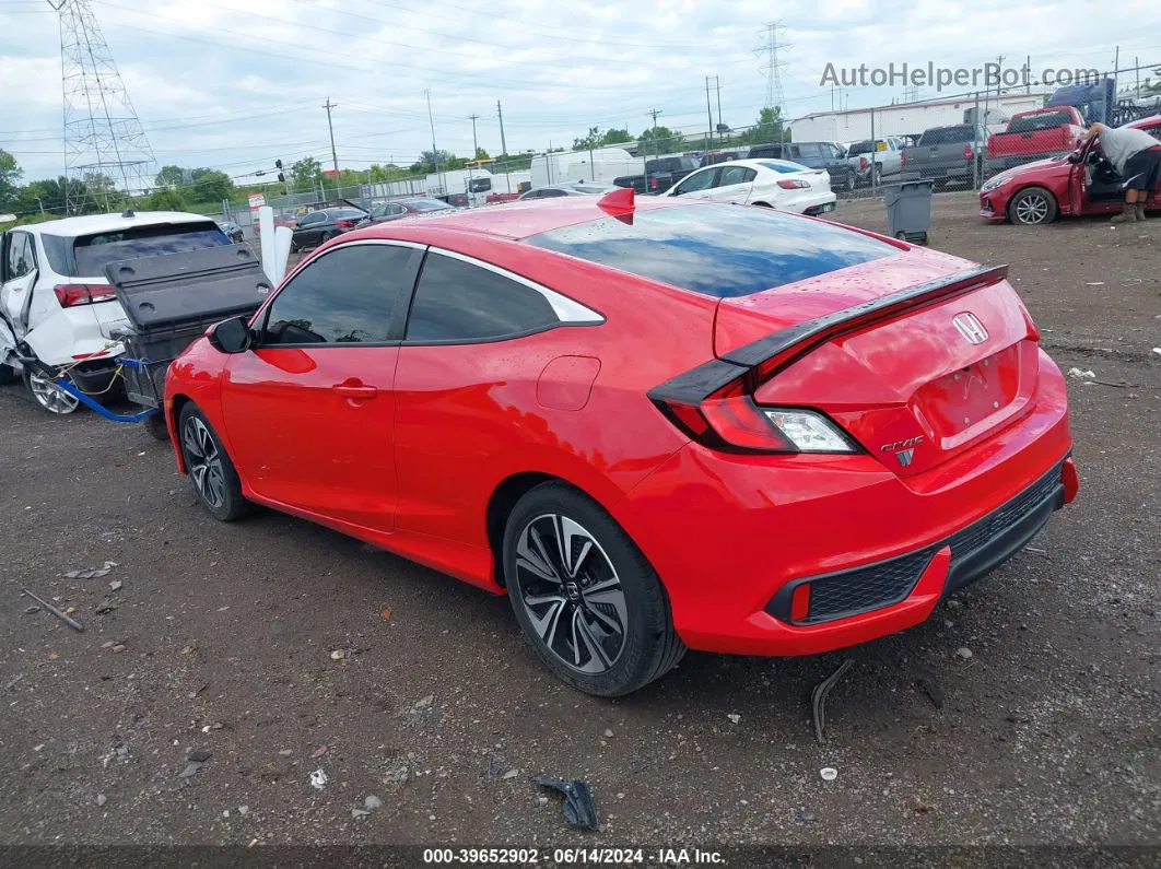 2017 Honda Civic Ex-t Red vin: 2HGFC3B30HH358685