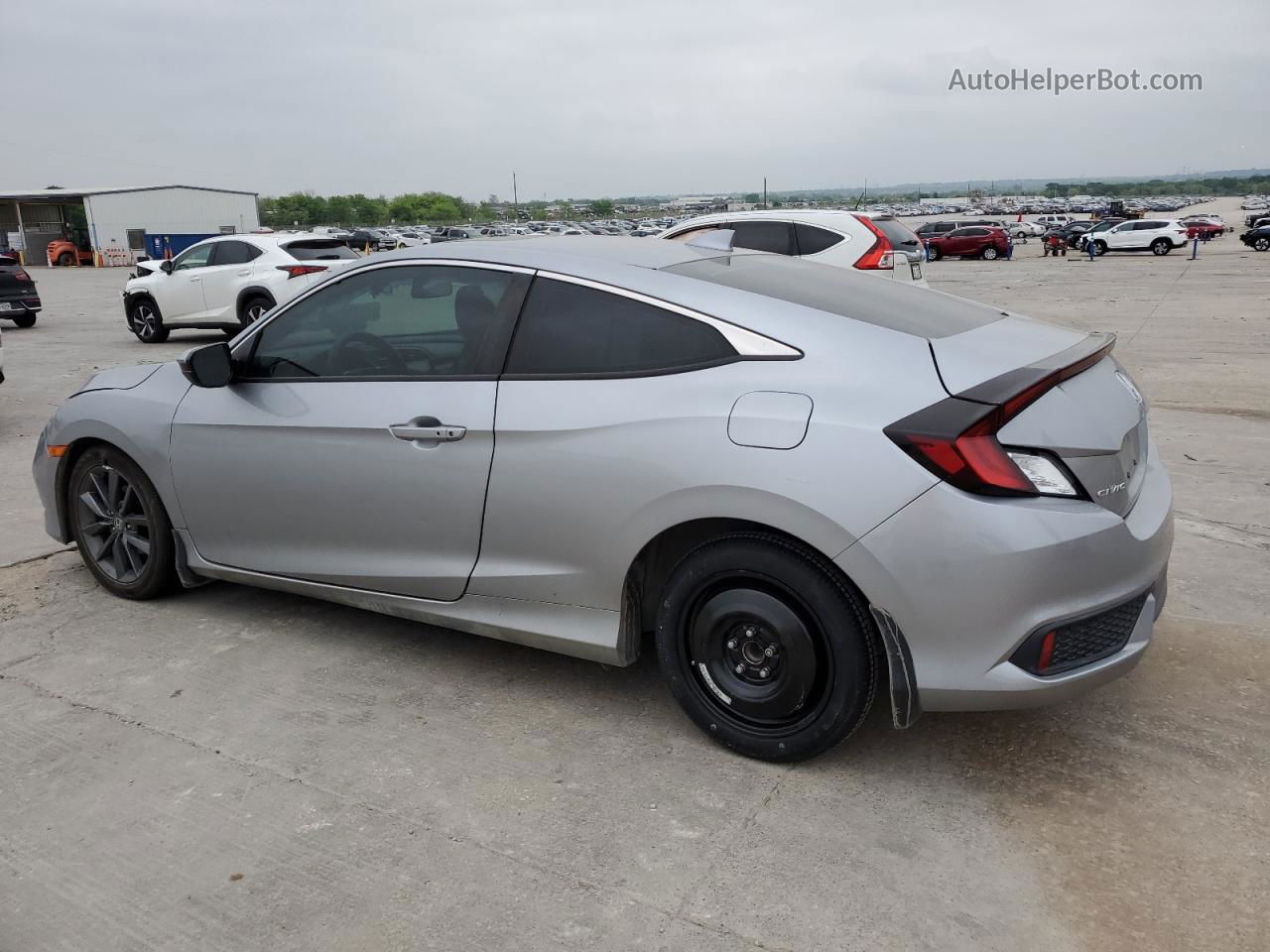 2019 Honda Civic Ex Silver vin: 2HGFC3B33KH357120