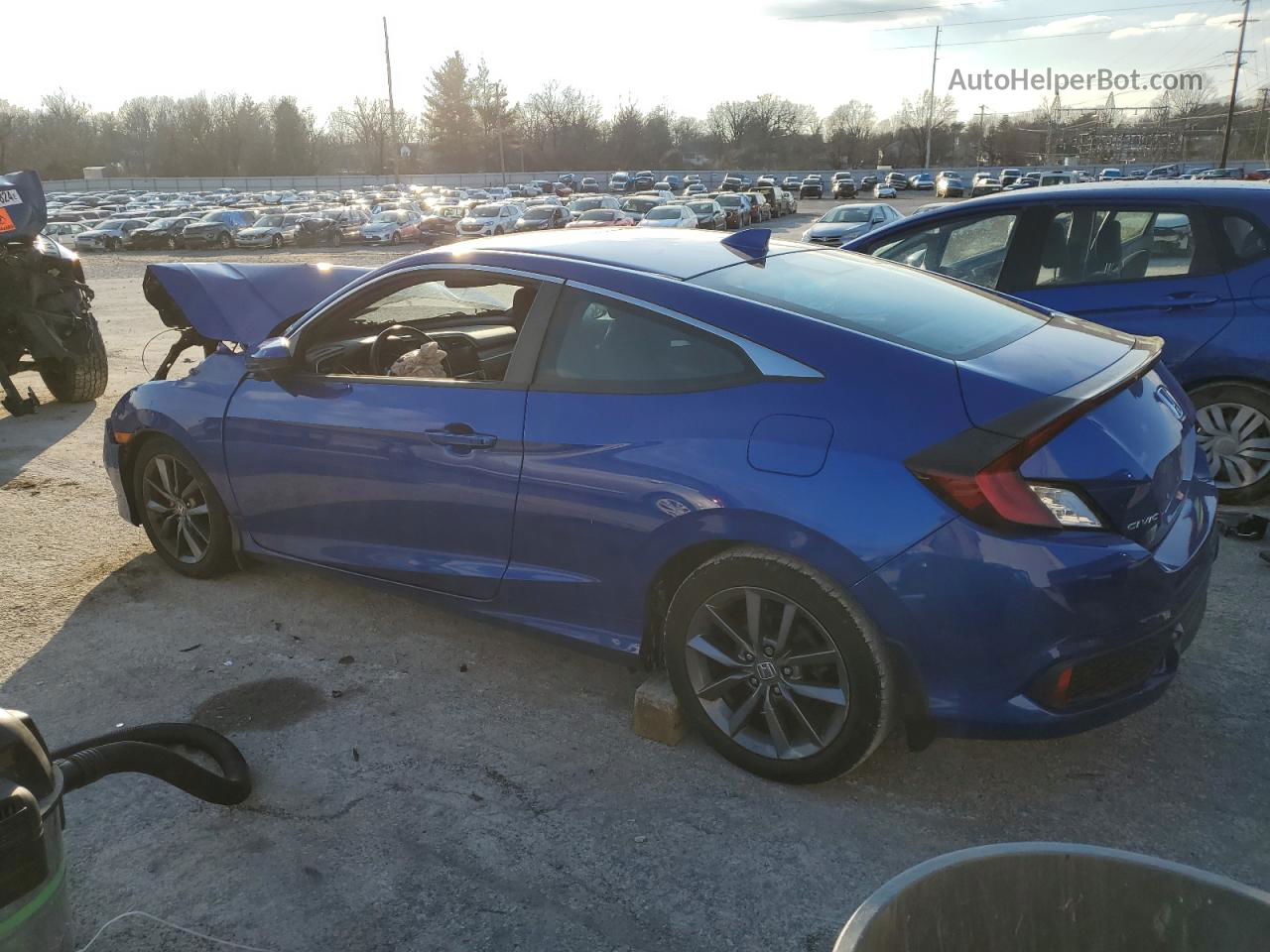 2020 Honda Civic Ex Blue vin: 2HGFC3B34LH350226