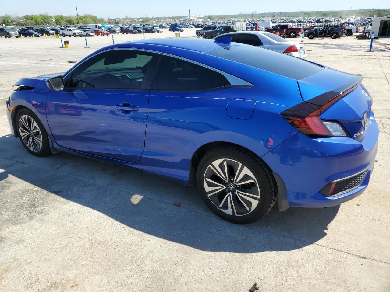 2017 Honda Civic Ex Blue vin: 2HGFC3B36HH359551