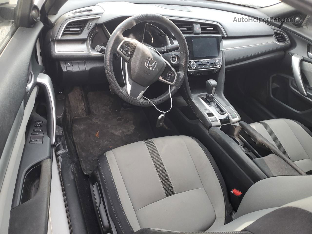 2016 Honda Civic Ex White vin: 2HGFC3B37GH354230