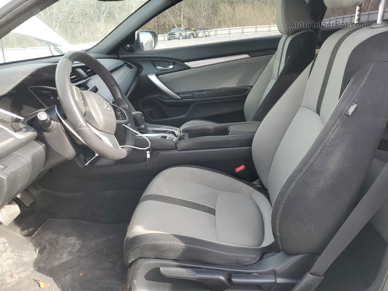 2016 Honda Civic Ex White vin: 2HGFC3B37GH354230