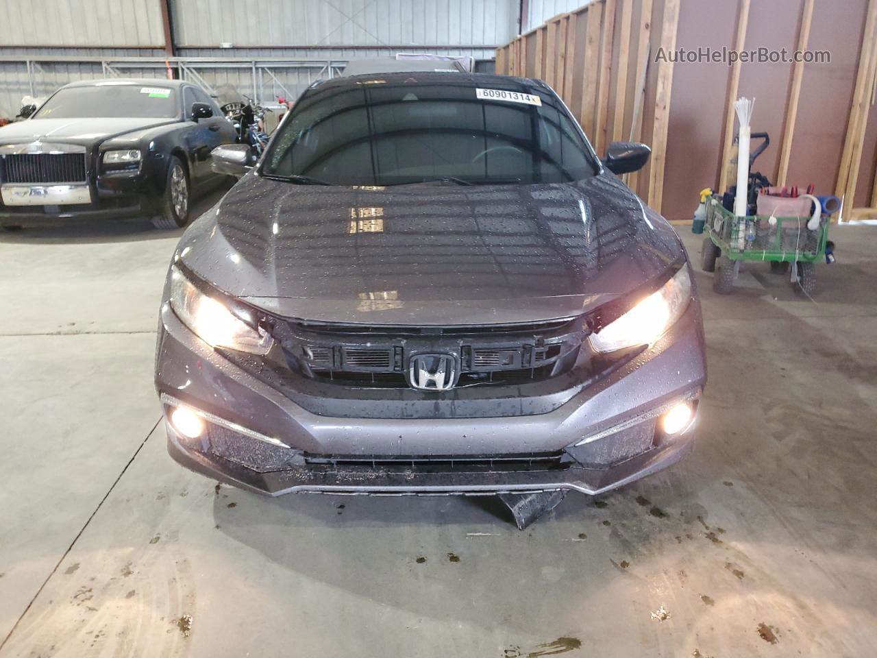 2019 Honda Civic Ex Gray vin: 2HGFC3B37KH352471