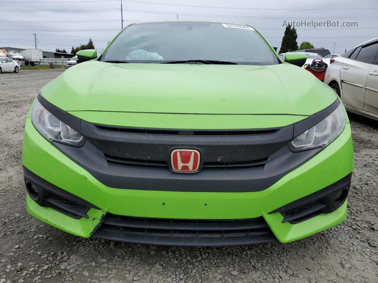 2016 Honda Civic Ex Green vin: 2HGFC3B38GH358142