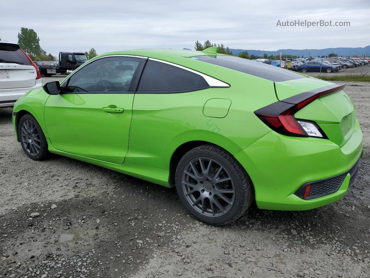 2016 Honda Civic Ex Green vin: 2HGFC3B38GH358142