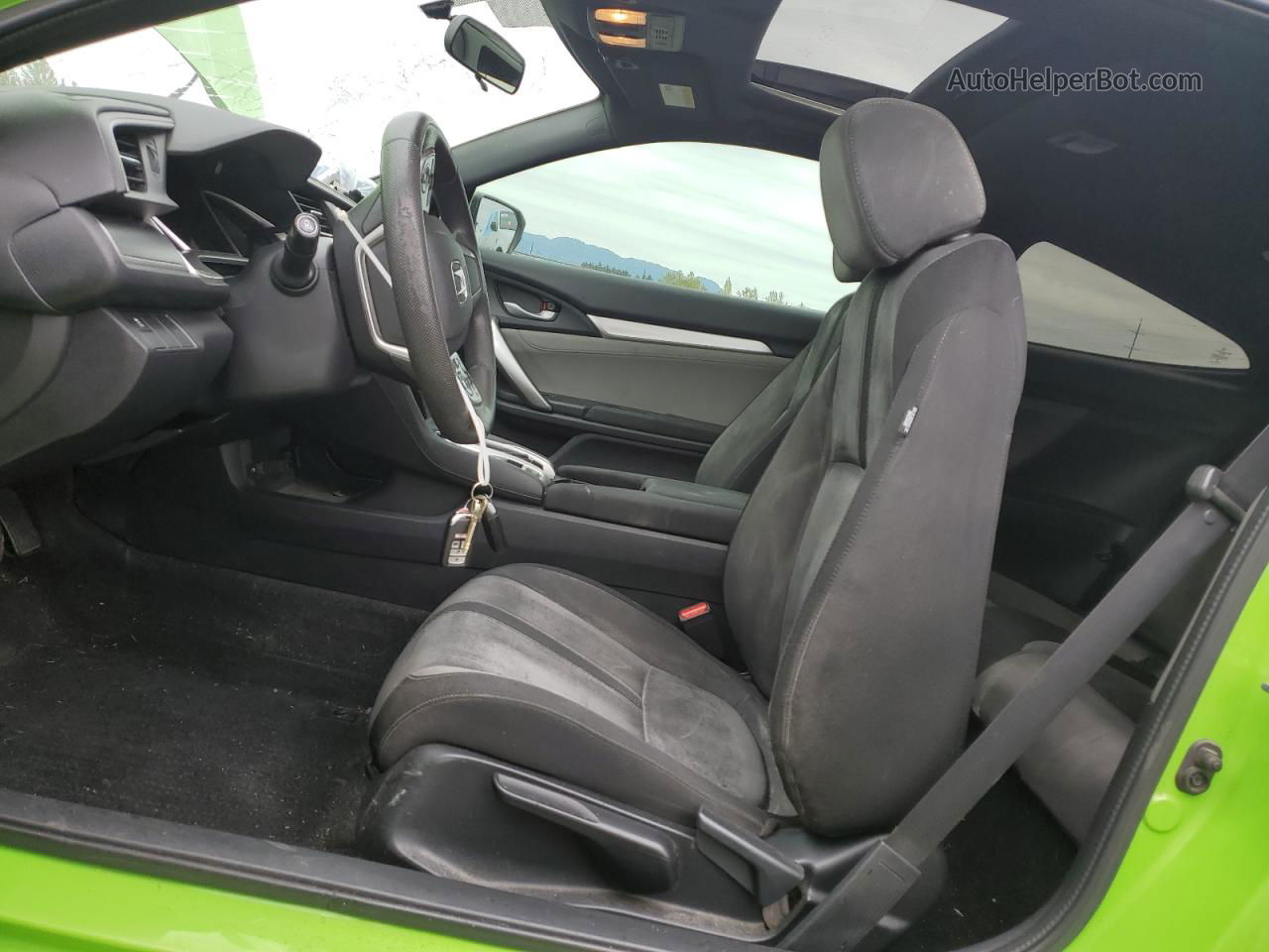 2016 Honda Civic Ex Green vin: 2HGFC3B38GH358142