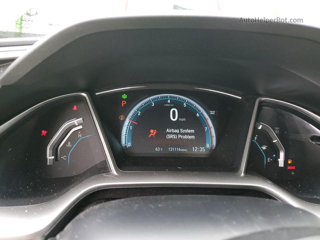 2016 Honda Civic Ex Green vin: 2HGFC3B38GH358142