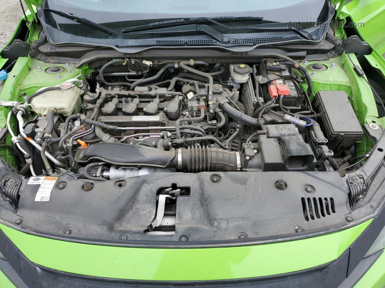 2016 Honda Civic Ex Green vin: 2HGFC3B38GH358142