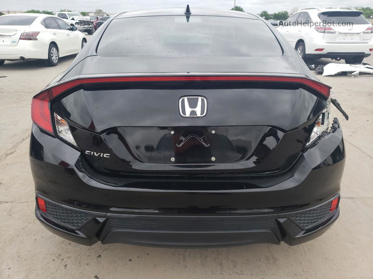 2020 Honda Civic Ex Black vin: 2HGFC3B38LH352755