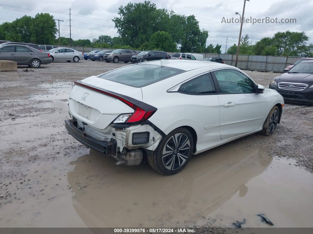 2017 Honda Civic Ex-l White vin: 2HGFC3B72HH354477