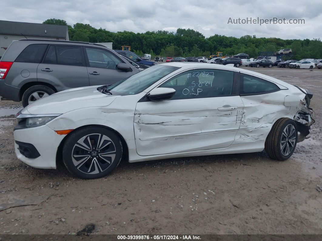 2017 Honda Civic Ex-l White vin: 2HGFC3B72HH354477