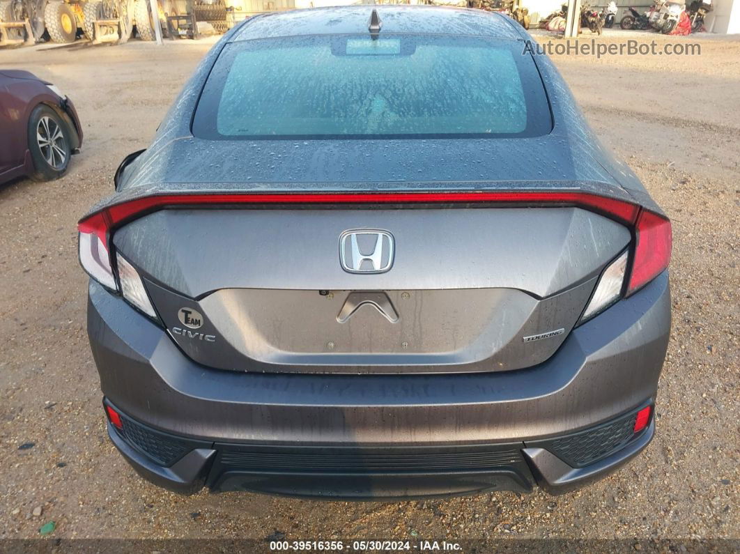 2019 Honda Civic Touring Серый vin: 2HGFC3B91KH356116