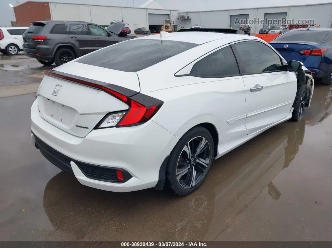 2016 Honda Civic Touring Белый vin: 2HGFC3B99GH355822