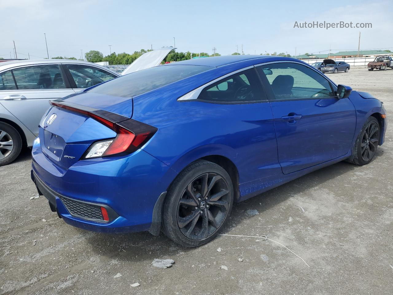 2020 Honda Civic Sport Blue vin: 2HGFC4A87LH301833