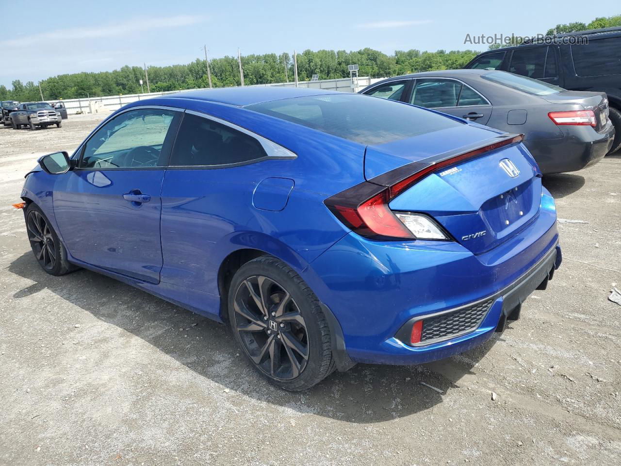 2020 Honda Civic Sport Blue vin: 2HGFC4A87LH301833