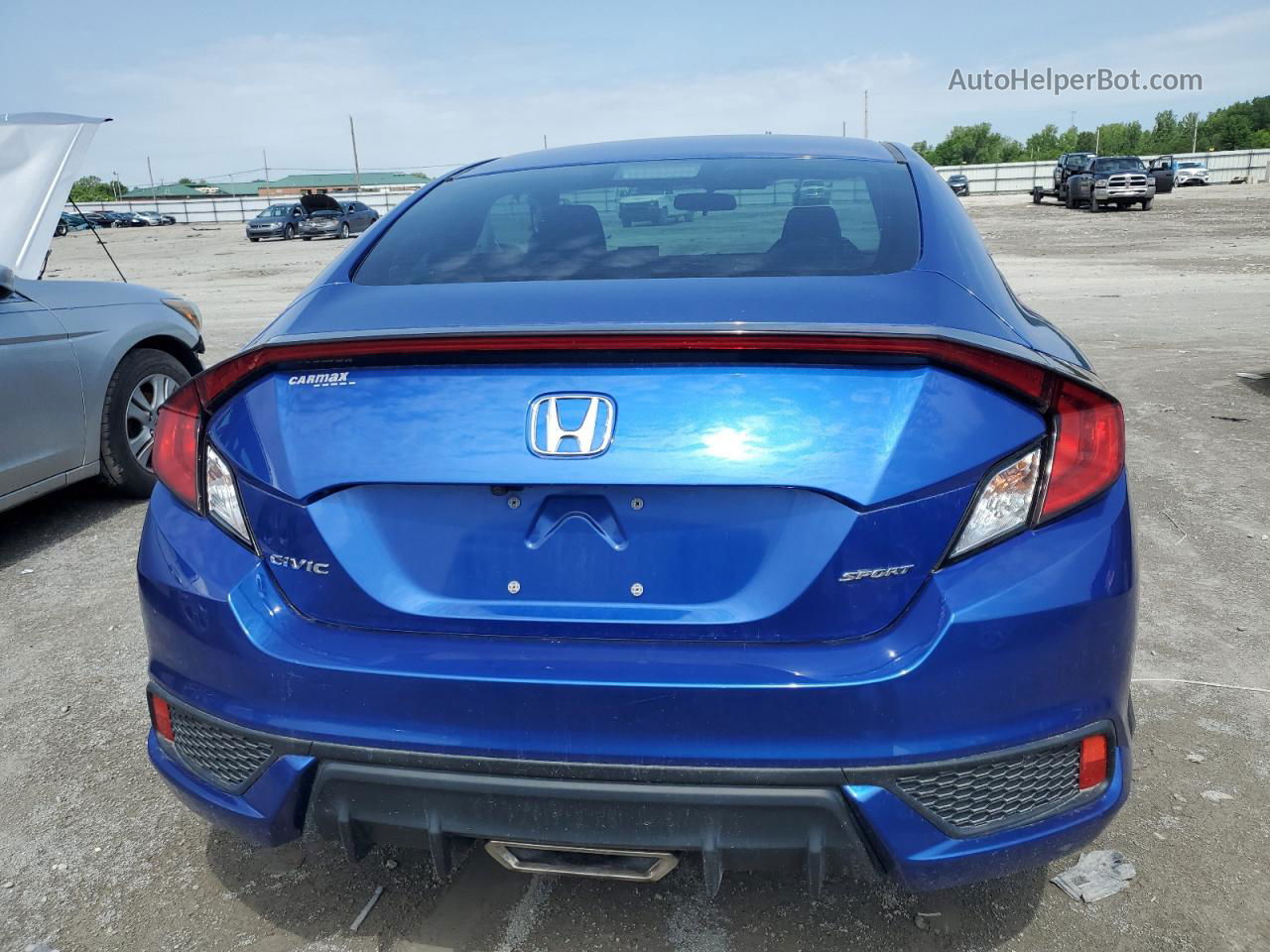 2020 Honda Civic Sport Blue vin: 2HGFC4A87LH301833