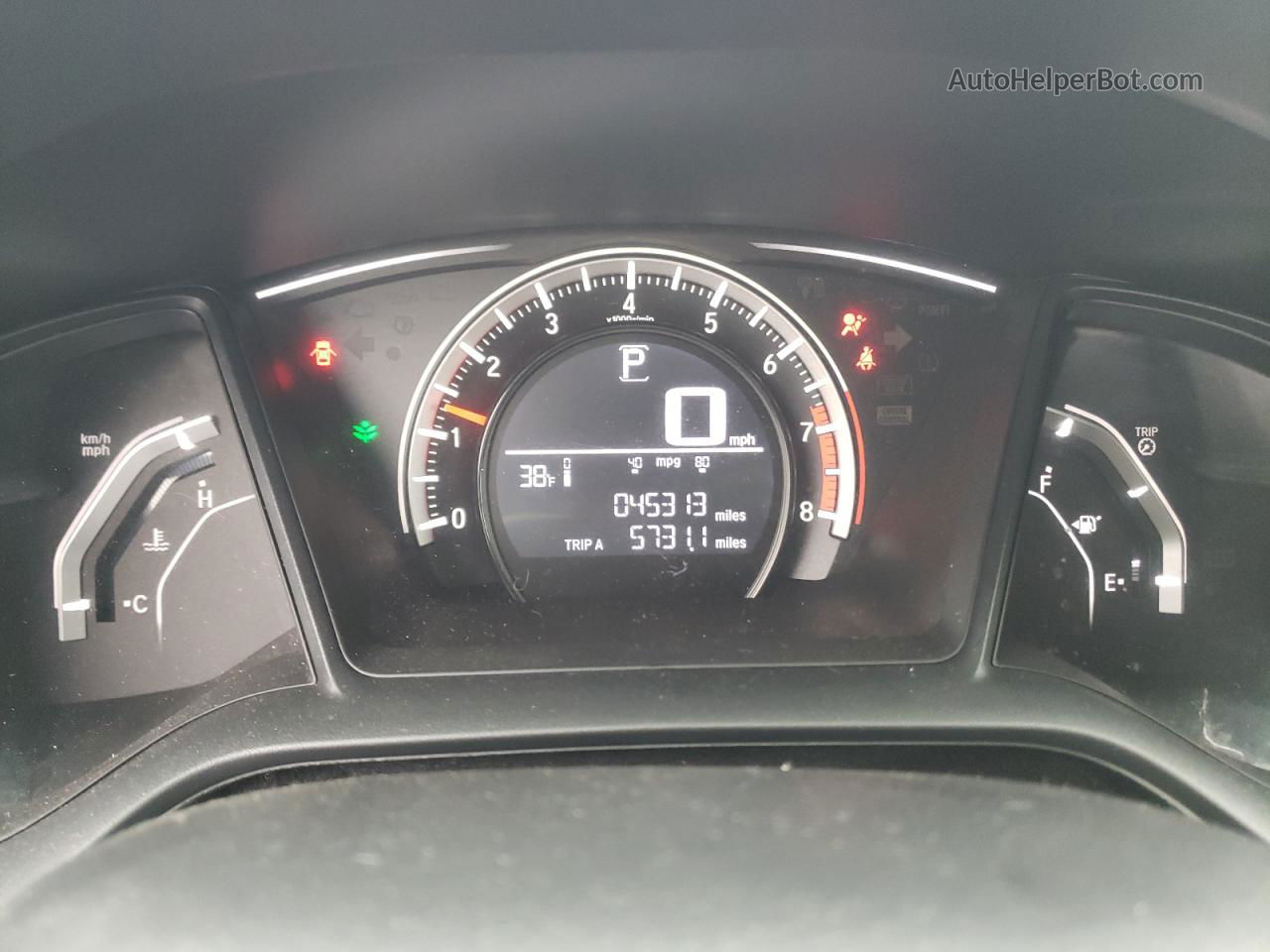 2016 Honda Civic Lx Серый vin: 2HGFC4B03GH302914