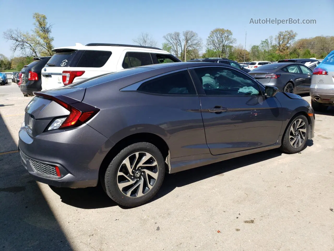 2016 Honda Civic Lx Серый vin: 2HGFC4B03GH311290