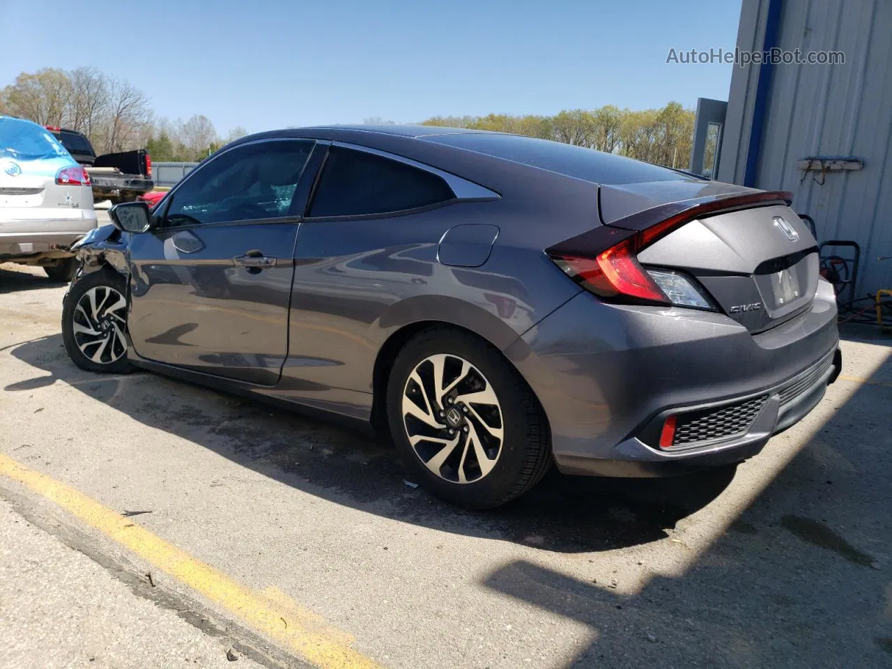 2016 Honda Civic Lx Серый vin: 2HGFC4B03GH311290