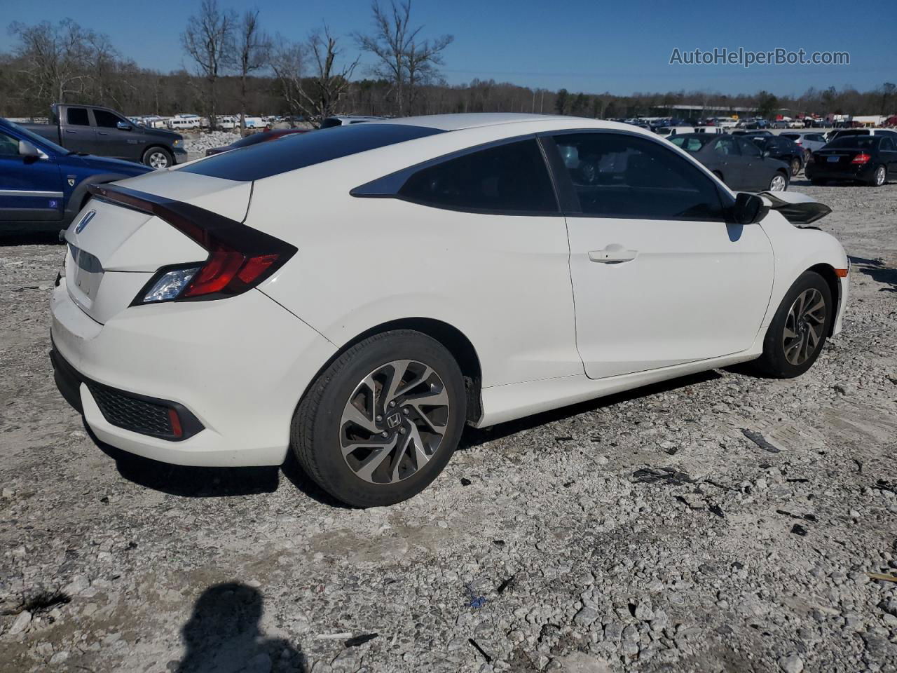 2016 Honda Civic Lx Белый vin: 2HGFC4B03GH315971