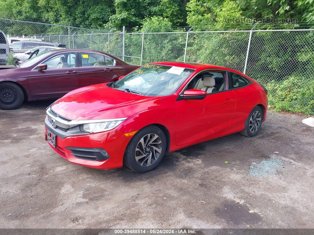 2017 Honda Civic Lx-p Red vin: 2HGFC4B03HH302199