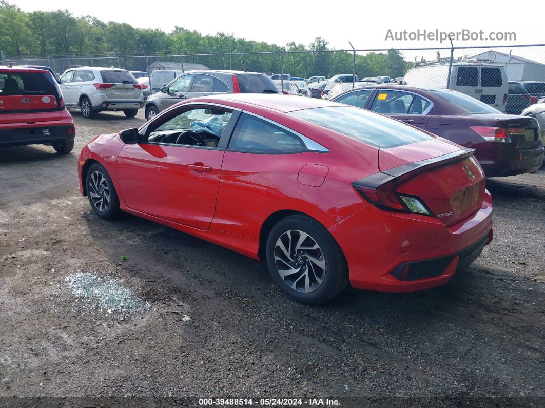 2017 Honda Civic Lx-p Red vin: 2HGFC4B03HH302199