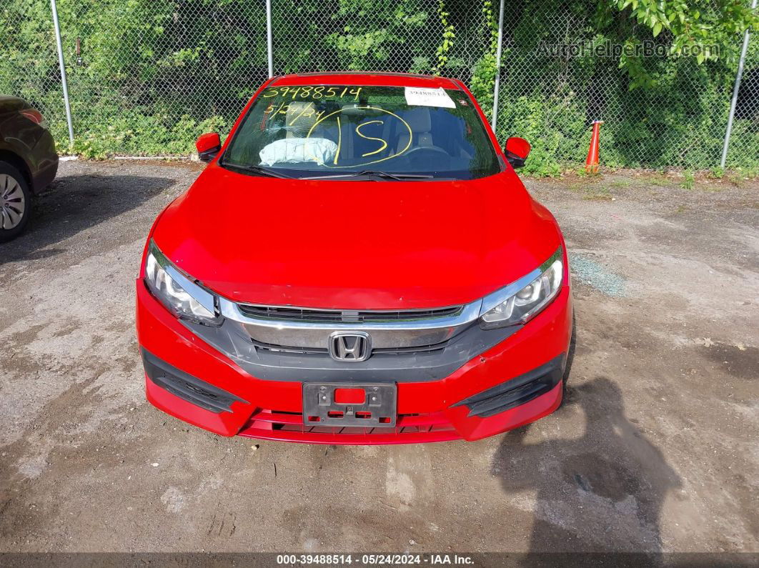 2017 Honda Civic Lx-p Red vin: 2HGFC4B03HH302199