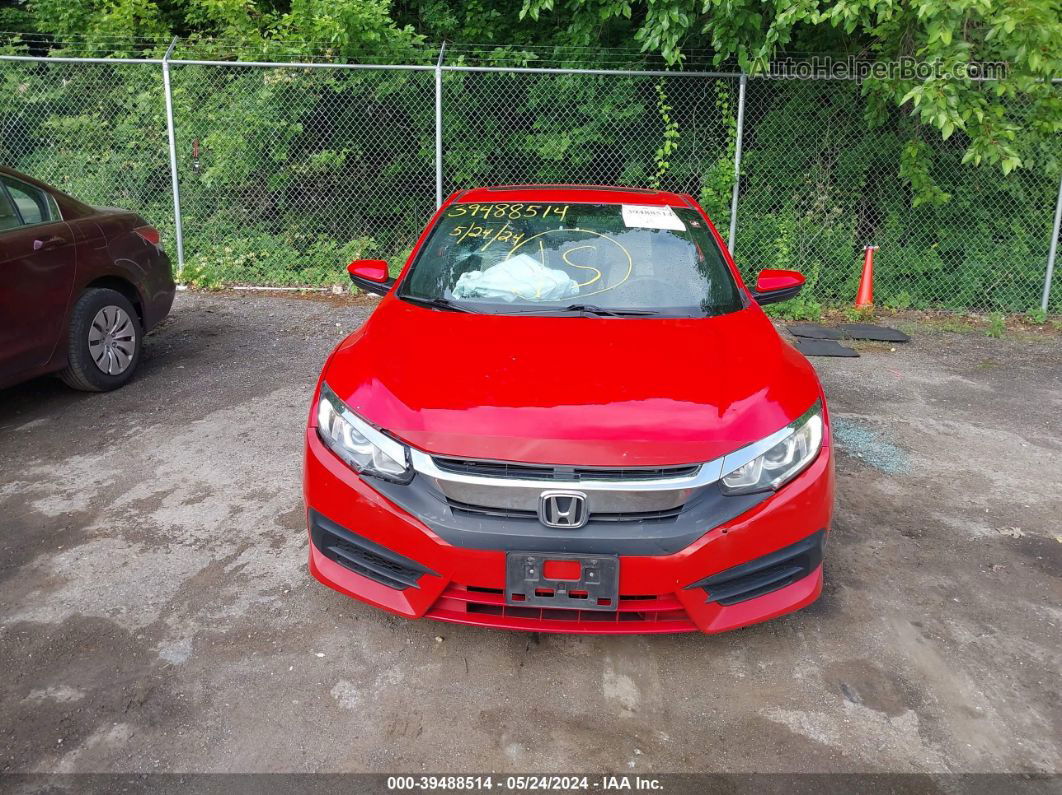 2017 Honda Civic Lx-p Red vin: 2HGFC4B03HH302199