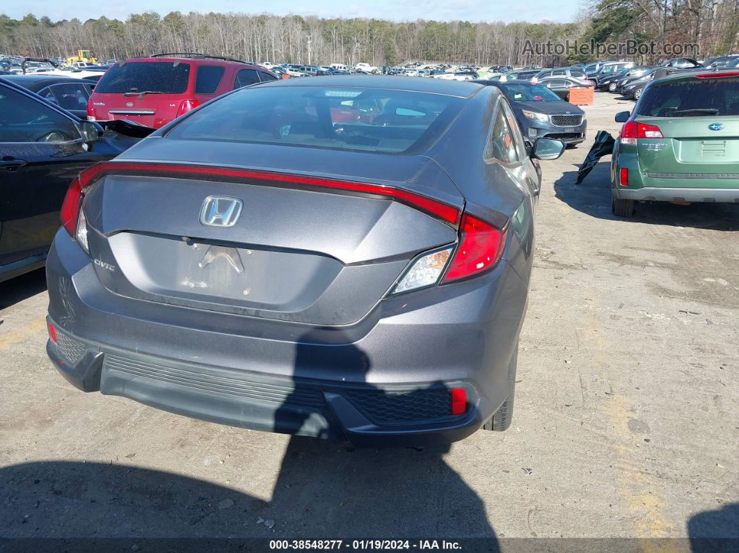 2016 Honda Civic Lx-p Gray vin: 2HGFC4B05GH301800