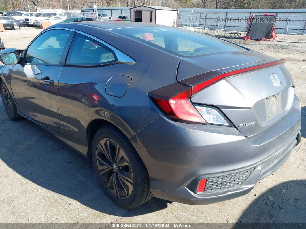 2016 Honda Civic Lx-p Gray vin: 2HGFC4B05GH301800