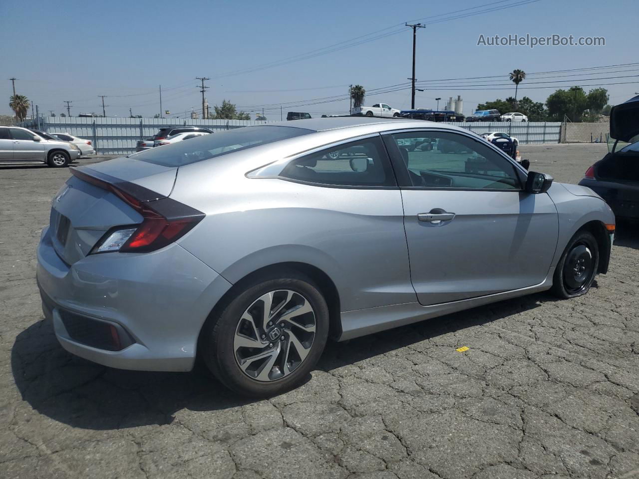 2017 Honda Civic Lx Серебряный vin: 2HGFC4B06HH301130