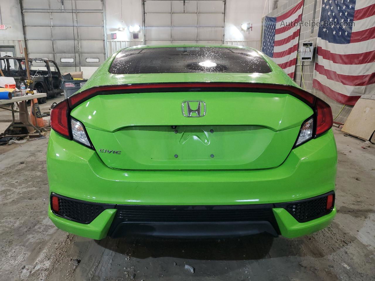 2016 Honda Civic Lx Зеленый vin: 2HGFC4B0XGH305776