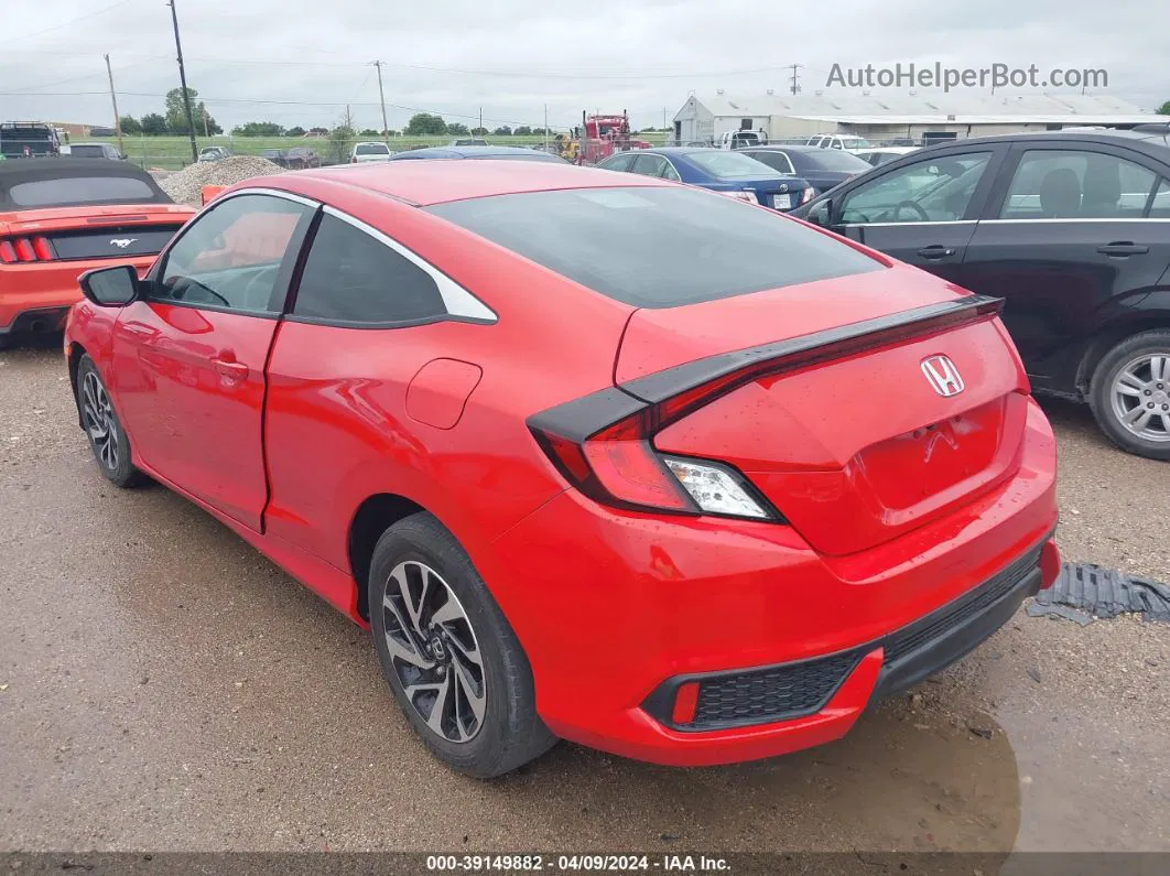 2016 Honda Civic Lx-p Красный vin: 2HGFC4B0XGH312887