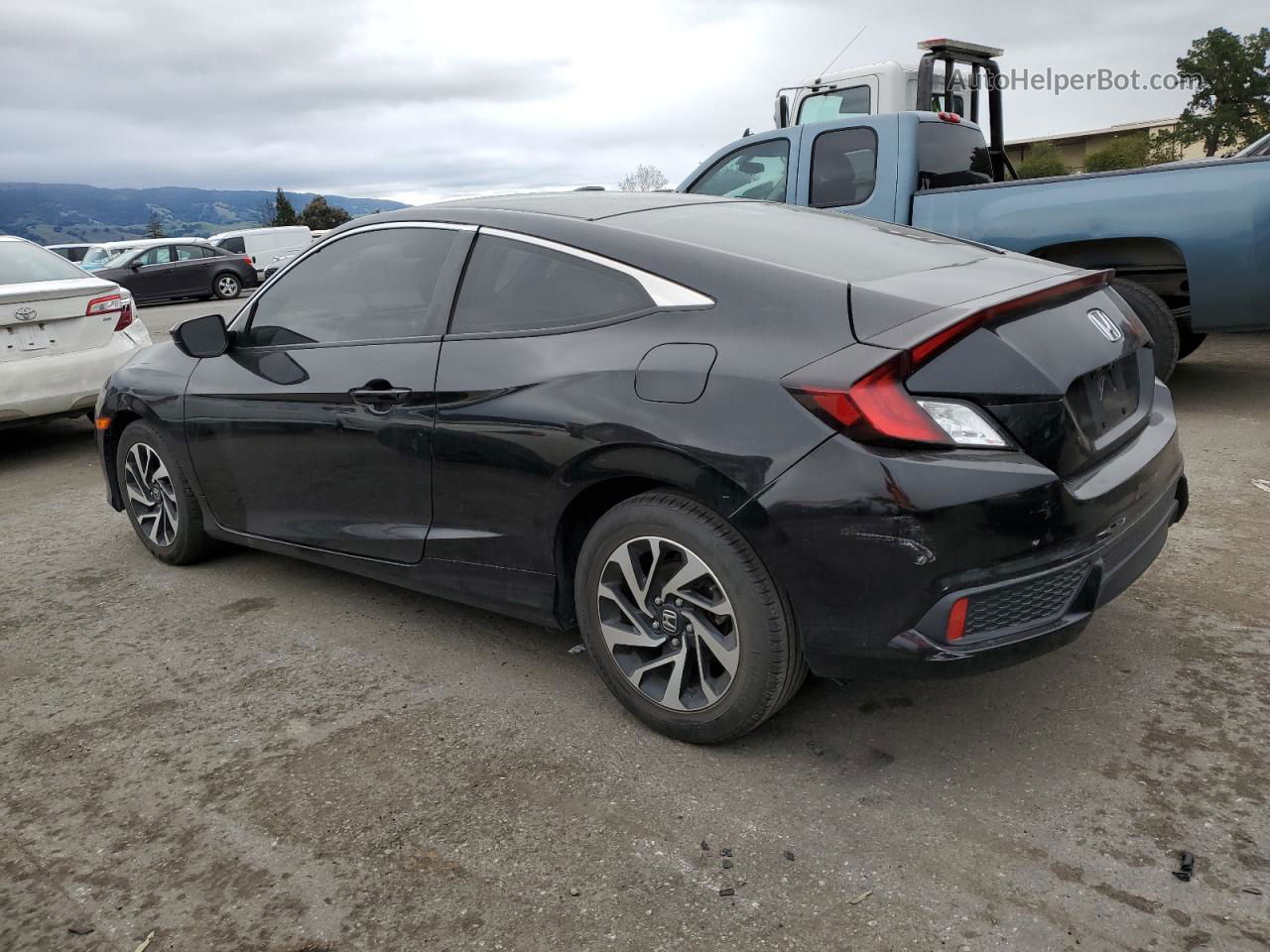 2017 Honda Civic Lx Черный vin: 2HGFC4B50HH306481