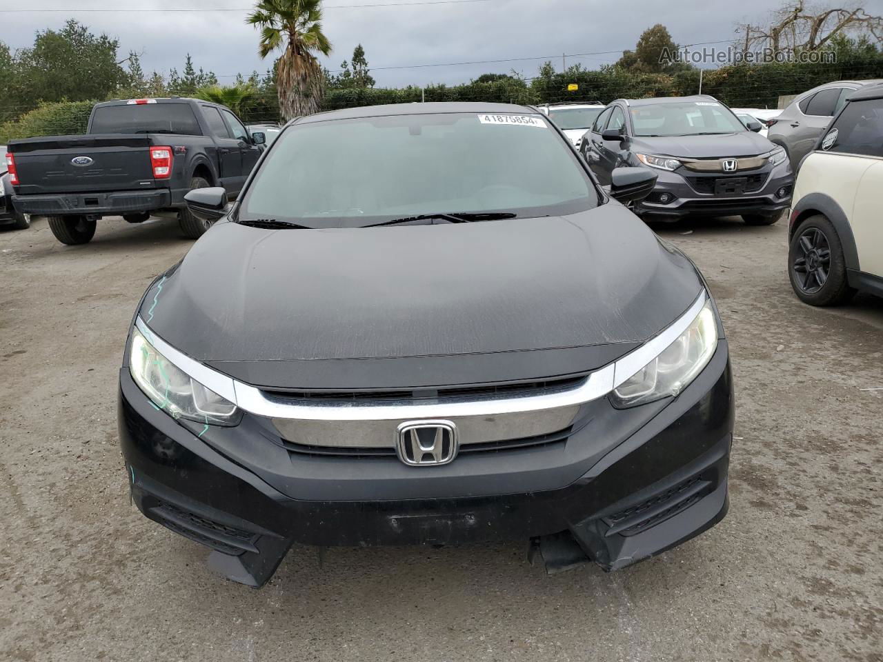 2017 Honda Civic Lx Black vin: 2HGFC4B50HH306481