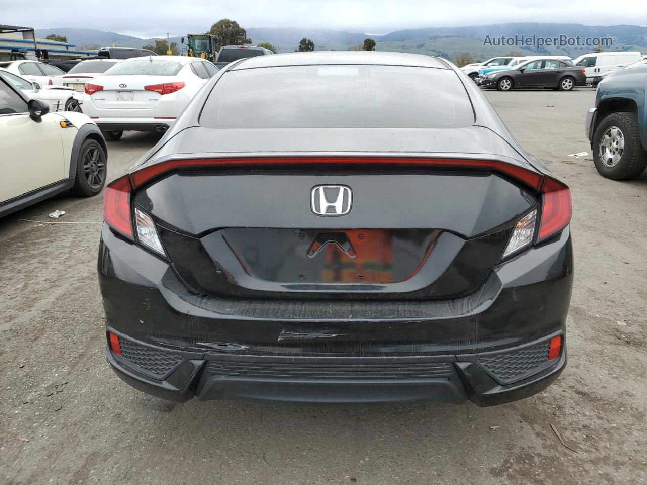 2017 Honda Civic Lx Black vin: 2HGFC4B50HH306481