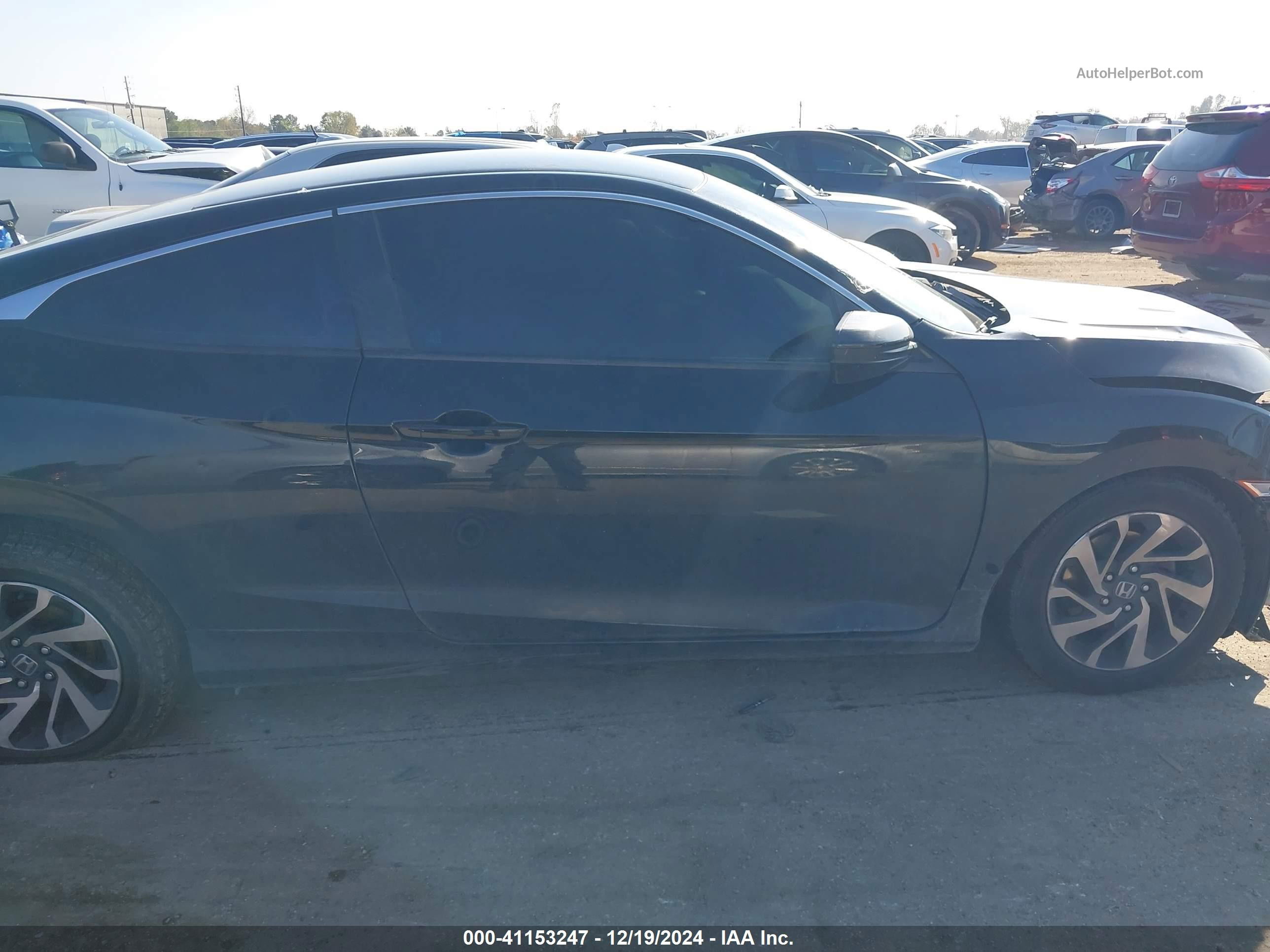 2016 Honda Civic Lx Black vin: 2HGFC4B52GH311552
