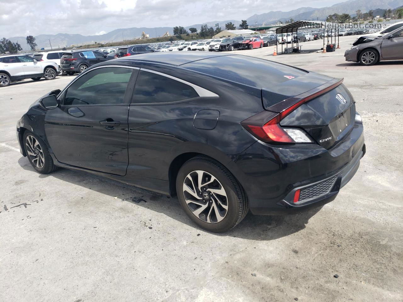 2017 Honda Civic Lx Black vin: 2HGFC4B54HH302675