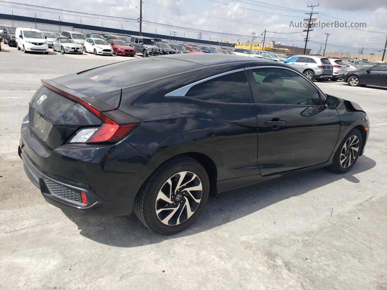 2017 Honda Civic Lx Black vin: 2HGFC4B54HH302675